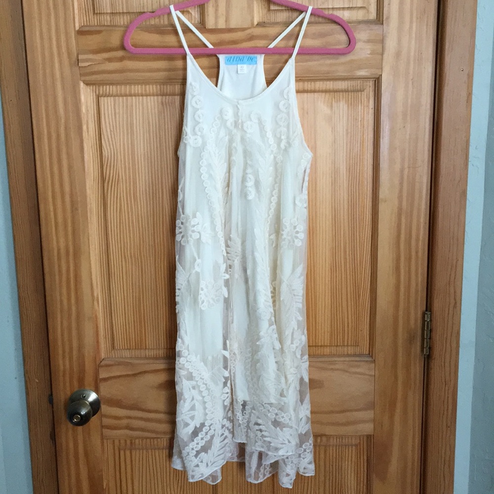 Women’s Razor Back Embroidered Dress